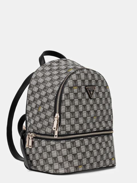 Guess plecak FOLLIE damski kolor czarny mały wzorzysty TWLW96 76032 - zdjęcie produktu nr 2