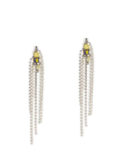 DRIES VAN NOTEN embellished drop earrings - Silver - zdjęcie produktu nr 1