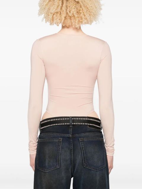 Diesel logo-motif bodysuit - Pink