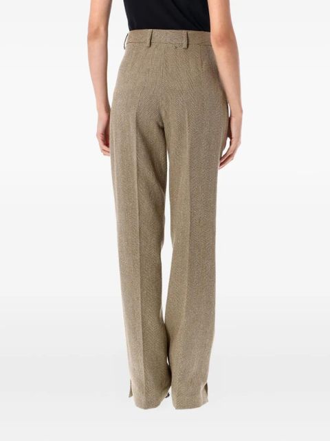 Golden Goose Maeva herringbone trousers - Brown - zdjęcie produktu nr 2