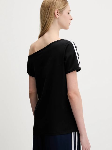 adidas Originals t-shirt Offshoulder Tee damski kolor czarny KC8796