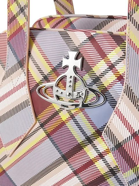 Vivienne Westwood haze check large bag - Neutrals