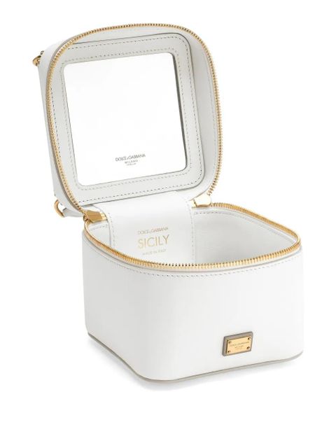 Dolce & Gabbana Sicily Cube vanity bag - White