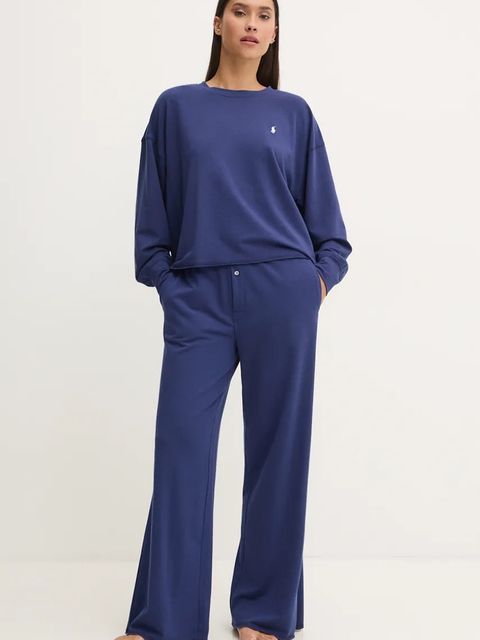 Polo Ralph Lauren piżama damska kolor granatowy