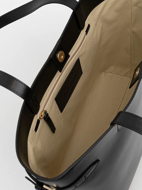 Marc O'Polo torebka skórzana kolor czarny 50912210301203