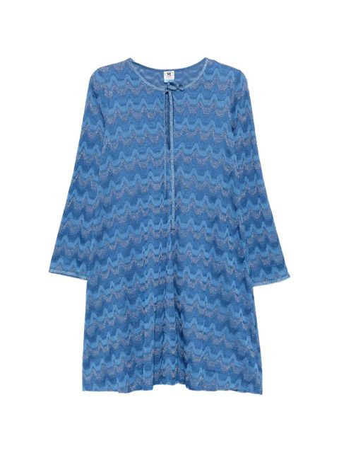 Missoni long-sleeve midi dress - Blue - zdjęcie produktu nr 1