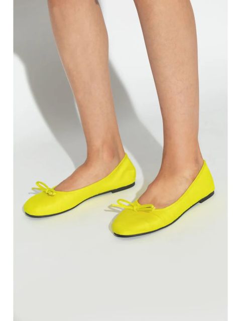 Balenciaga bow-detailing ballerina shoes - Yellow