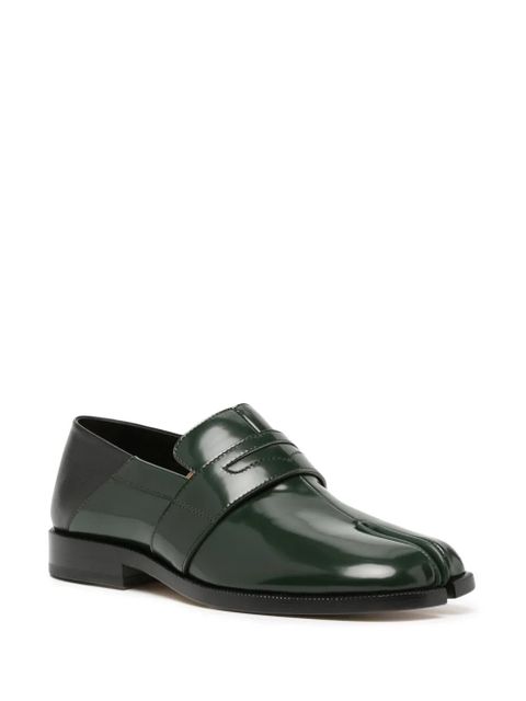 Maison Margiela Tabi leather loafers - Green - zdjęcie produktu nr 2