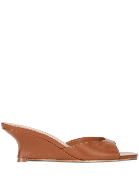STAUD Brigitte wedge sandals - Brown - zdjęcie produktu nr 1