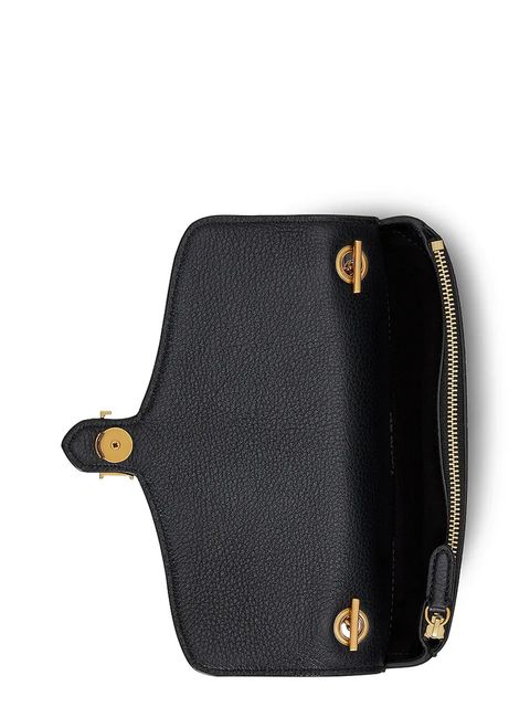 Lauren Ralph Lauren portfel skórzany damski kolor czarny 432977374