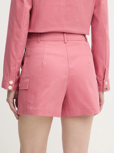 Morgan spódnicospodnie kolor różowy mini prosta JITTY