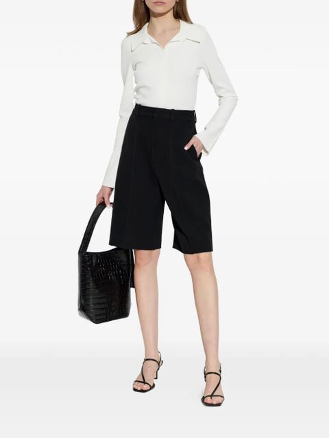 Alexander Wang polo-collar long-sleeve blouse - White - zdjęcie produktu nr 2