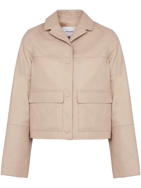 Yves Salomon leather jacket - Brown - zdjęcie produktu nr 1