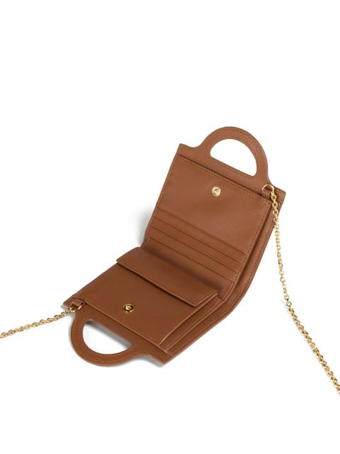 Marni Tropicalia logo-stamp bi-fold wallet - Brown