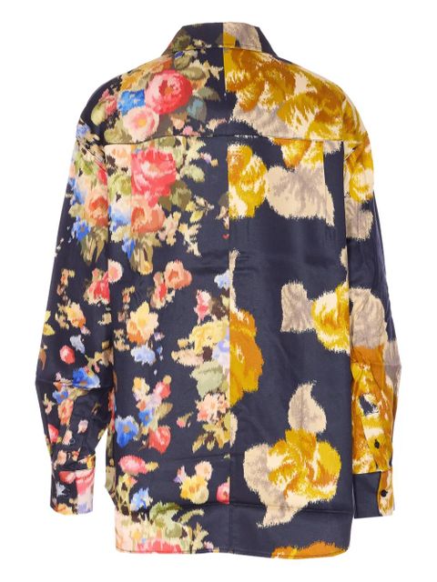 Essentiel Antwerp floral-print shirt - Blue - zdjęcie produktu nr 2