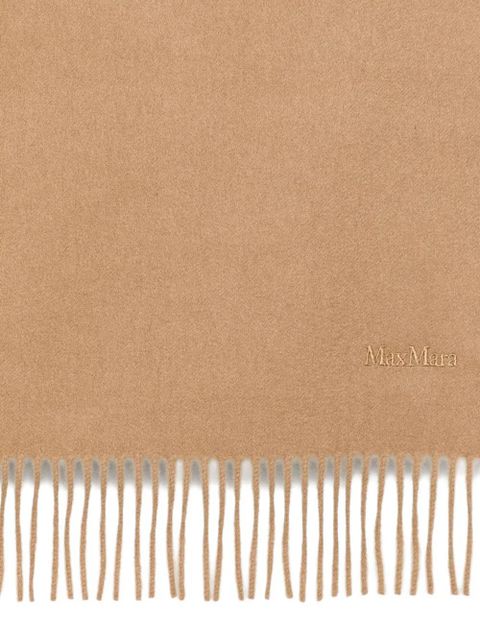 Max Mara fringed cashmere scarf - Brown - zdjęcie produktu nr 2