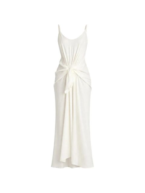 JW Anderson knot draped maxi dress - White - zdjęcie produktu nr 1