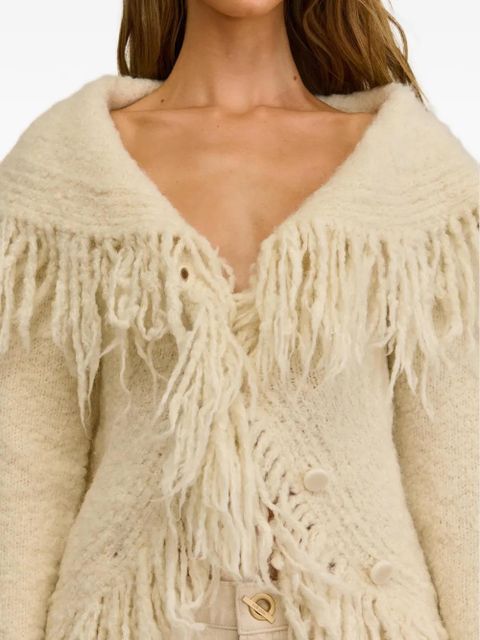 Cult Gaia fringed cardigan - Neutrals - zdjęcie produktu nr 2