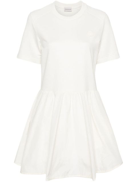 Moncler cotton mini dress - Neutrals - zdjęcie produktu nr 1