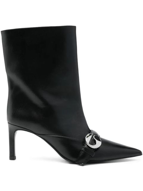 Coperni 70mm buckle-fastening pointed-toe boots - Black - zdjęcie produktu nr 1