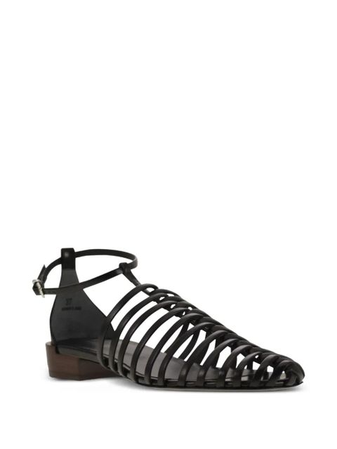 Tod's leather sandals - Black