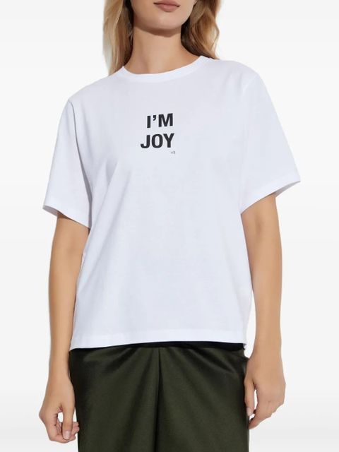 Victoria Beckham graphic-print T-shirt - White