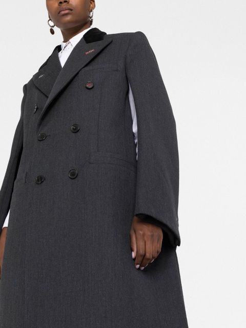 Maison Margiela Cavalry double-breasted wool coat - Grey