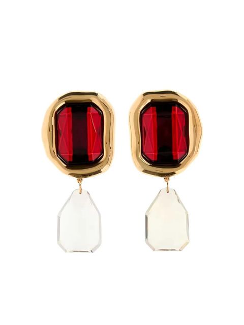 Givenchy Sculptural Crystal earrings - Gold