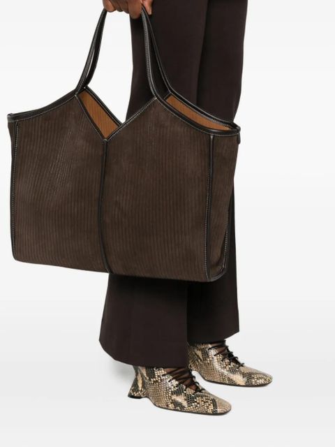 Hereu Calella corduroy tote bag - Brown - zdjęcie produktu nr 2