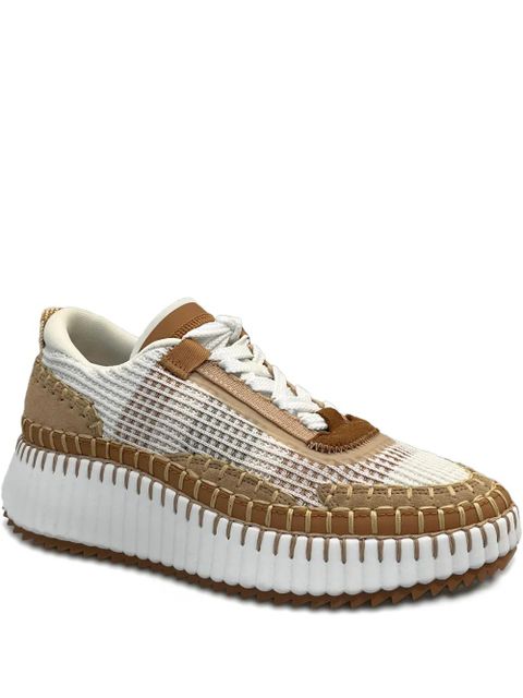 Chloé platform stitching sneakers - White - zdjęcie produktu nr 1