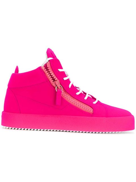 Giuseppe Zanotti The Unfinished hi-top sneakers - Pink - zdjęcie produktu nr 1