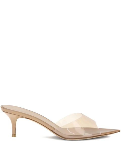 Gianvito Rossi 55mm Elle pointed-toe heeled sandals - Neutrals - zdjęcie produktu nr 1