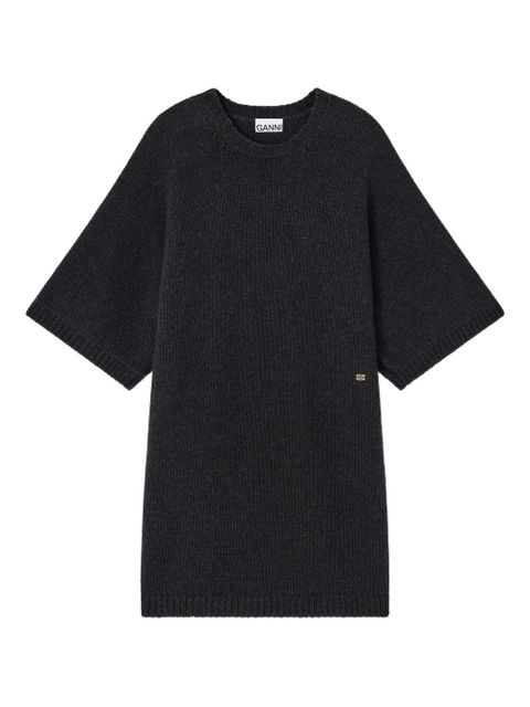 GANNI T-shirt mini dress - Grey - zdjęcie produktu nr 1