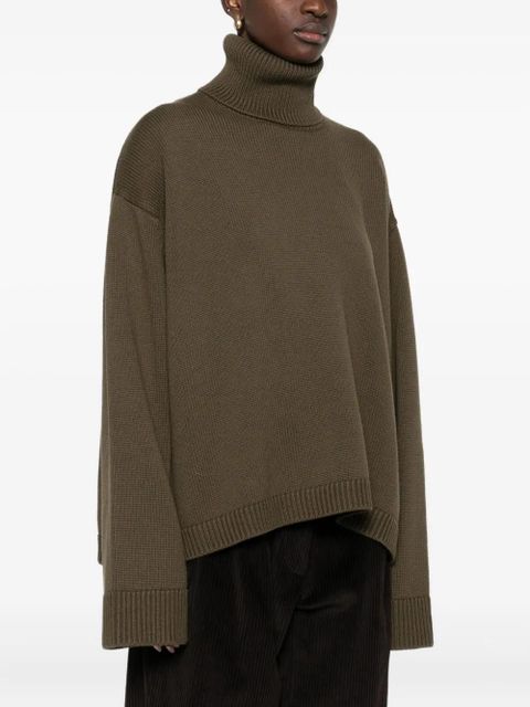 The Frankie Shop roll-neck sweater - Green