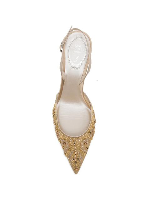 René Caovilla embellished pumps - Neutrals