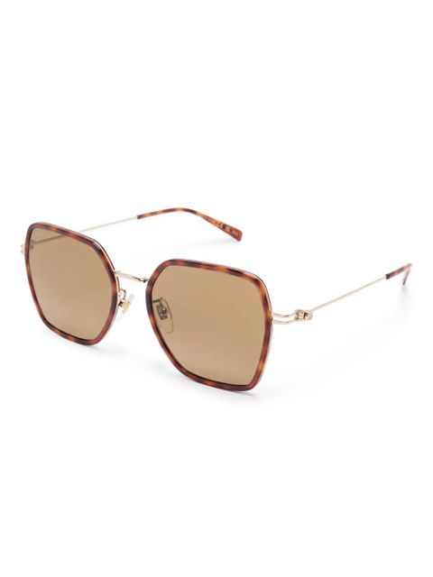 Gucci Eyewear tortoiseshell sunglasses - Gold - zdjęcie produktu nr 2