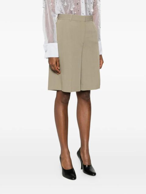 TOTEME wide fluid shorts - Neutrals