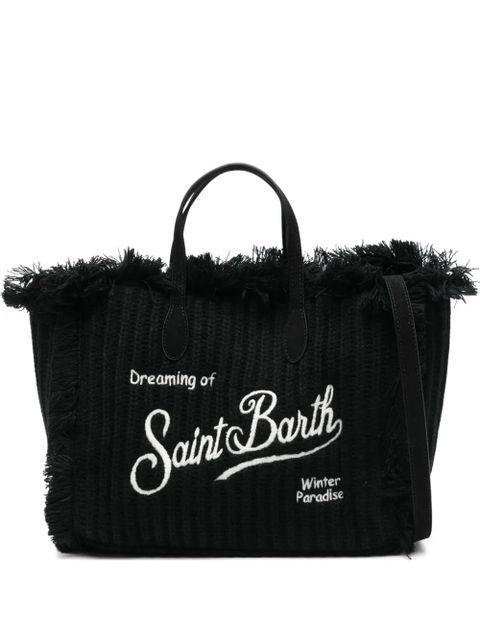 MC2 Saint Barth Colette wool tote bag - Black - zdjęcie produktu nr 1