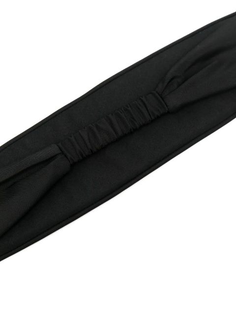 Prada Gold Logo hairband - Black