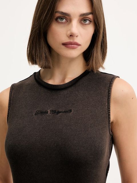 Guess Originals top kolor brązowy W5YP44 KCTT1