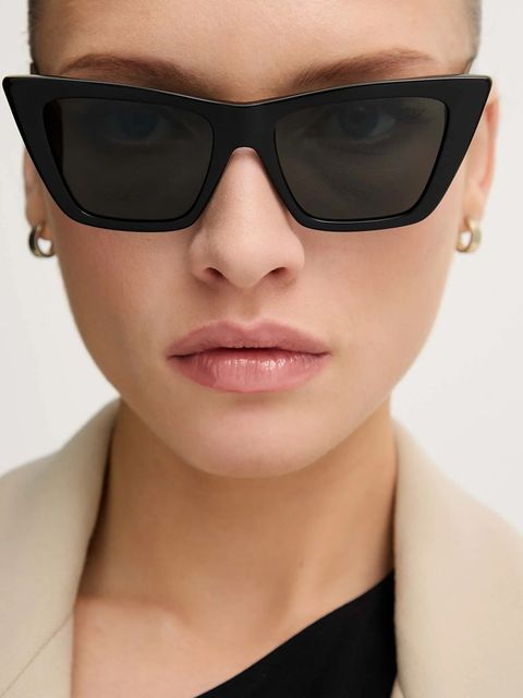 Jimmy Choo okulary przeciwsłoneczne damskie kolor czarny 0JC5028