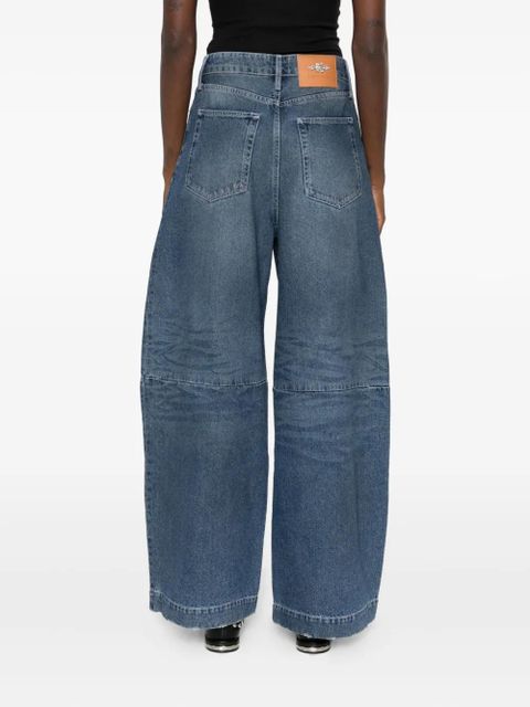 Simone Rocha distressed jeans - Blue