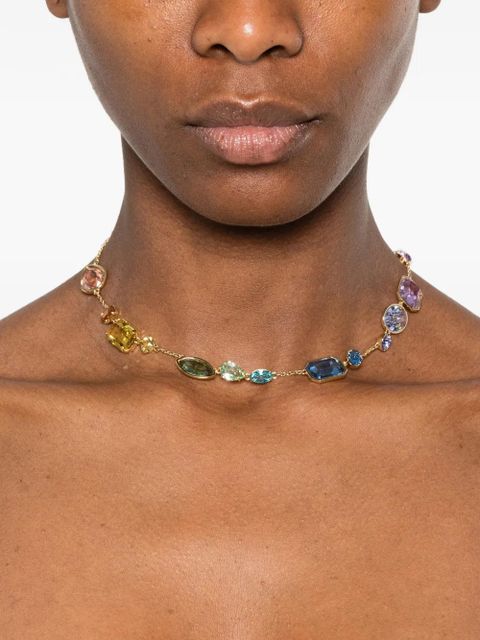 Swarovski mixed-cuts necklace - Gold - zdjęcie produktu nr 2