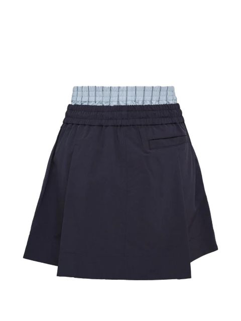 3.1 Phillip Lim double-waistband mini skirt - Blue - zdjęcie produktu nr 2