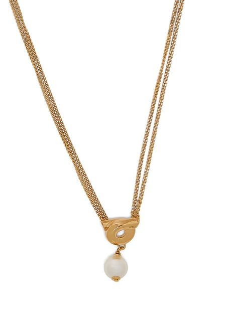 Ferragamo pearl-embellished necklace - Gold - zdjęcie produktu nr 2