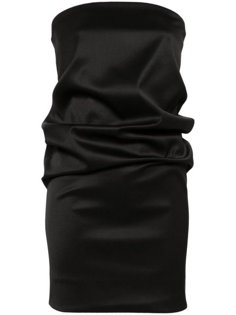 Saint Laurent strapless wool-blend minidress - Black - zdjęcie produktu nr 1