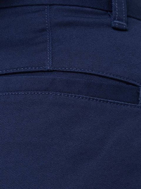 Polo Ralph Lauren spodnie damskie kolor granatowy proste high waist