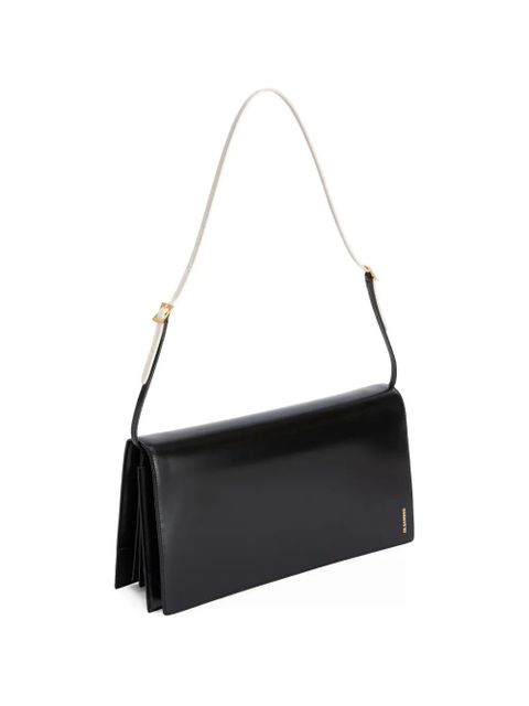 Jil Sander medium File leather shoulder bag - Black - zdjęcie produktu nr 1