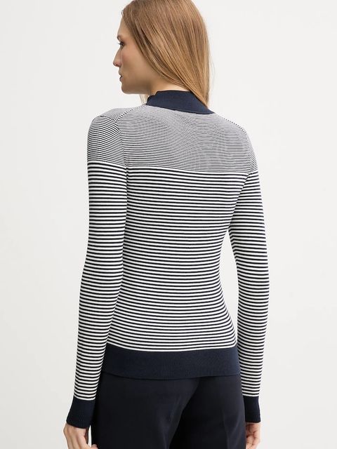 Tommy Hilfiger sweter damski kolor granatowy lekki WW0WW47462