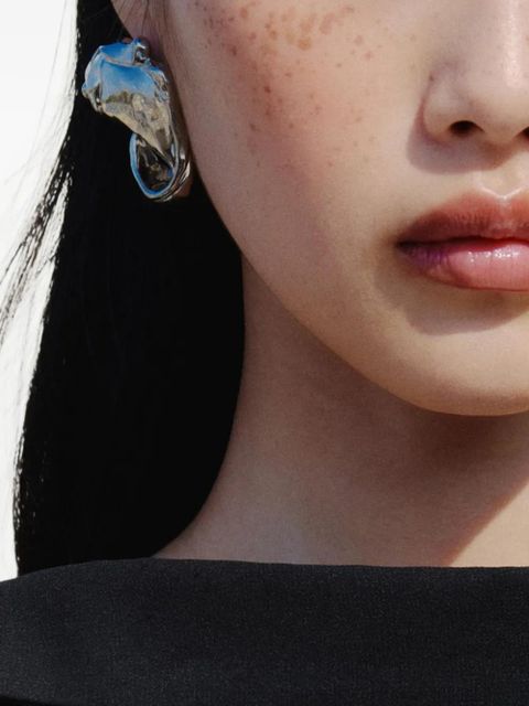 Jacquemus The Poisson sculpted earrings - Silver - zdjęcie produktu nr 1
